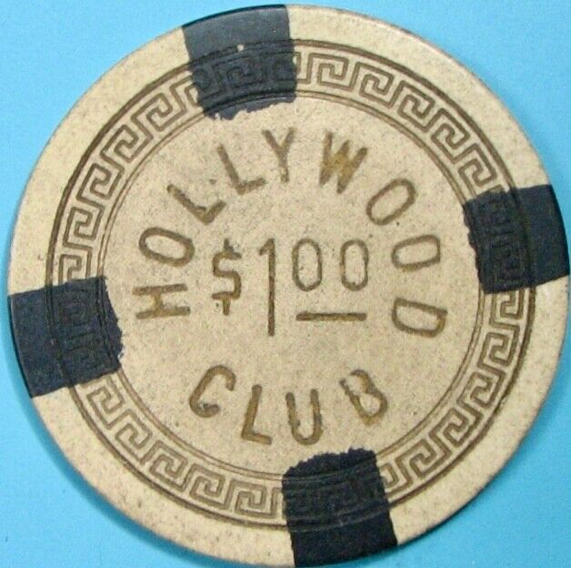 $1 Casino Chip. Hollywood Club, Toledo, OH. Z04.
