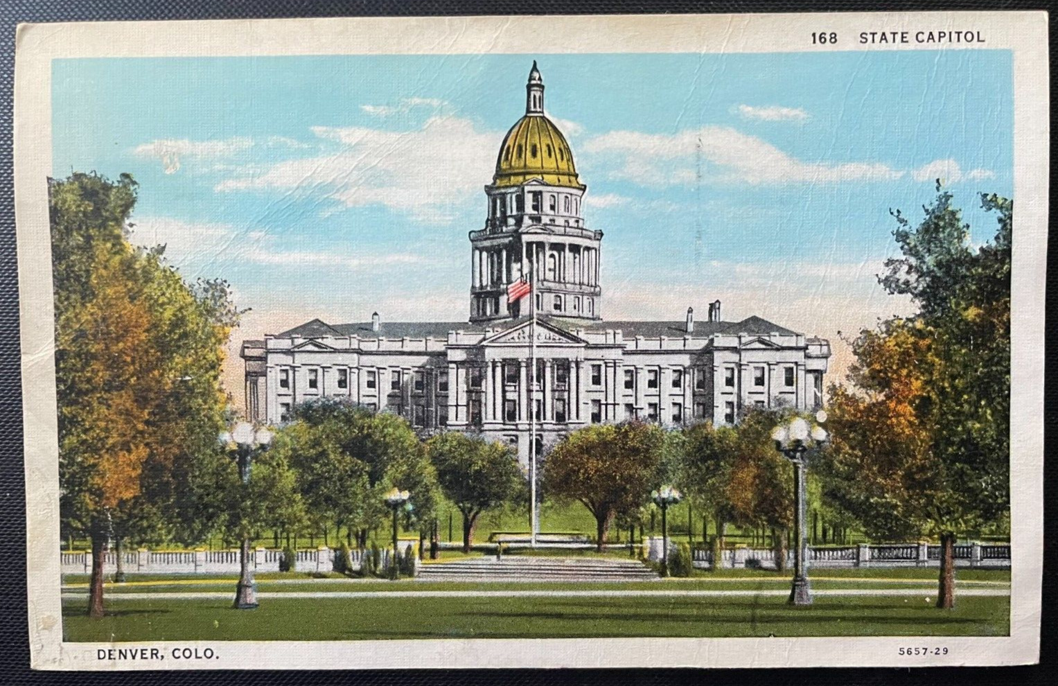 Vintage Postcard 1915-1930 State Capitol, Denver, Colorado