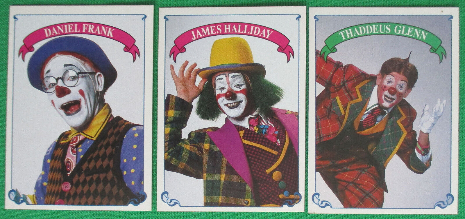 1993 Ringling Bros. Barnum & Bailey Circus Trading Card Lot of 3 Near Mint