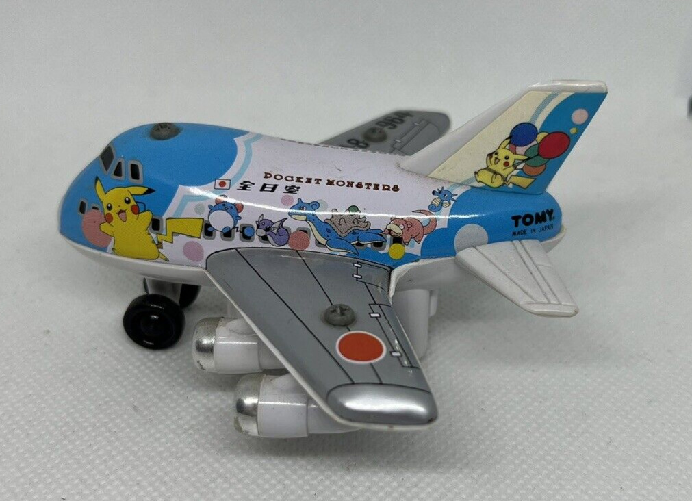 Pokemon Jumbo Jet 1999 Pullback Type Toy ANA Japan
