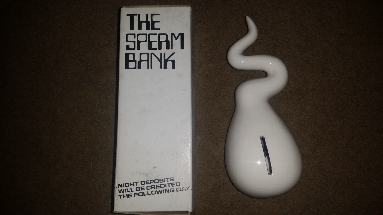 NEW OLD STOCK 80\'S VINTAGE THE SPERM BANK VERY FUNNY SEX MUST READ 