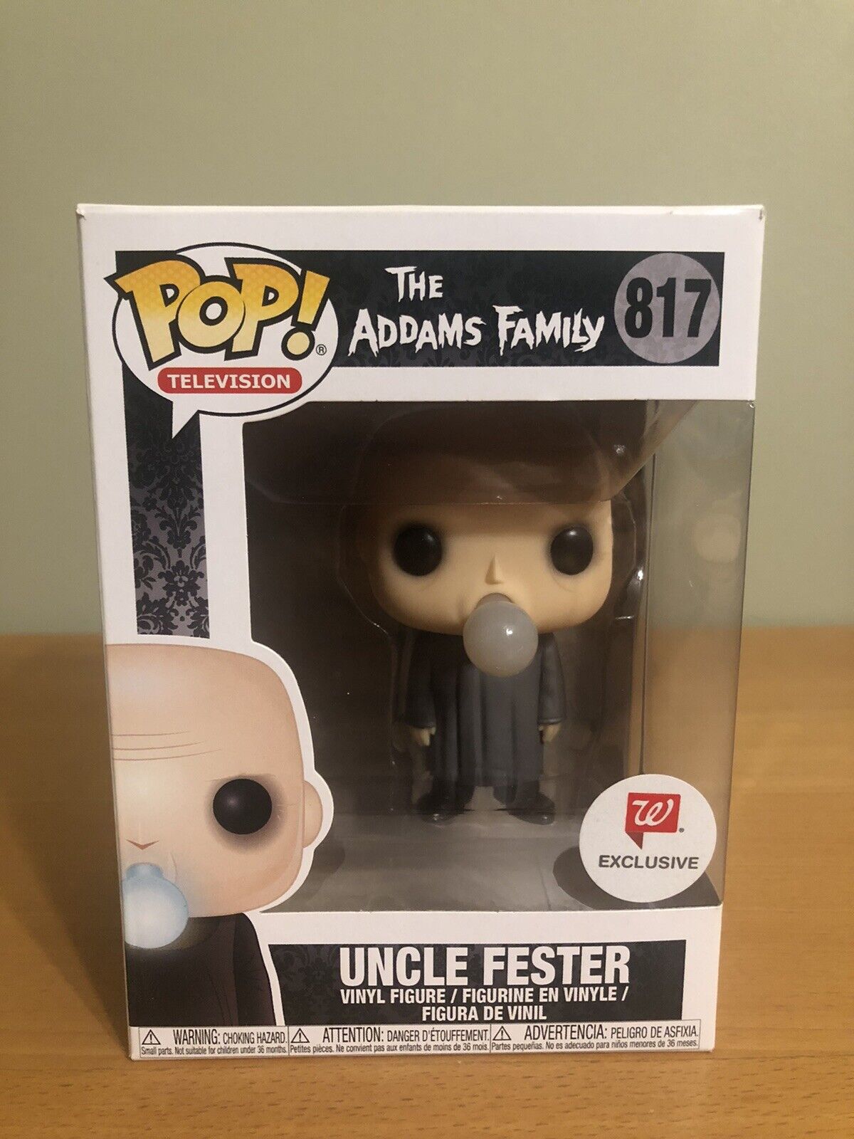 Funko Pop The Addams Family Uncle Fester #817 Vinyl Figure Walgreen Exclusive