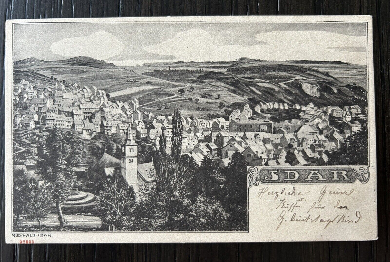Germany 1906 Postcard - Idar 
