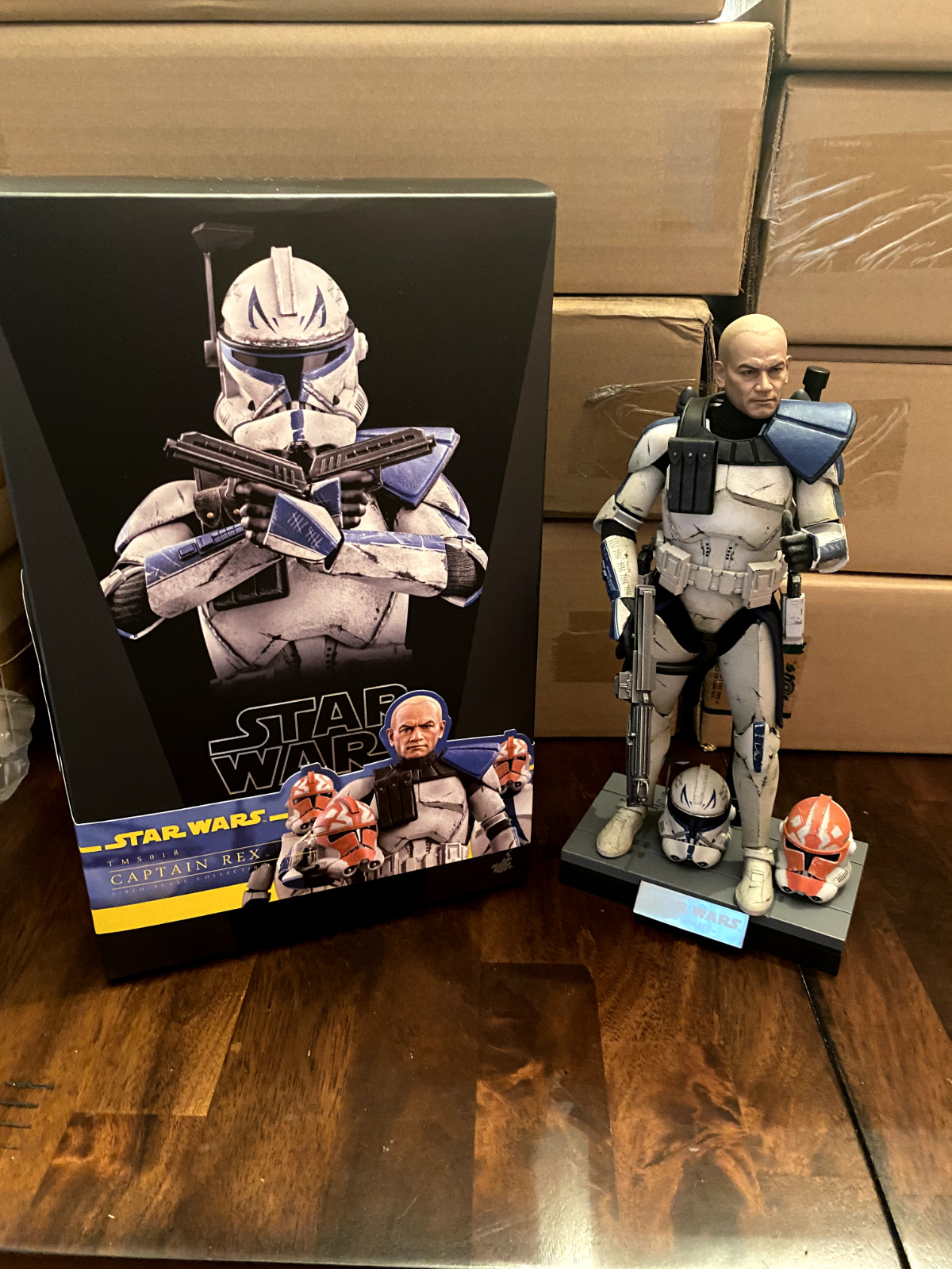 HOT TOYS STAR WARS 1/6TH TMS018 CAPTAIN REX -MINT CONDITION