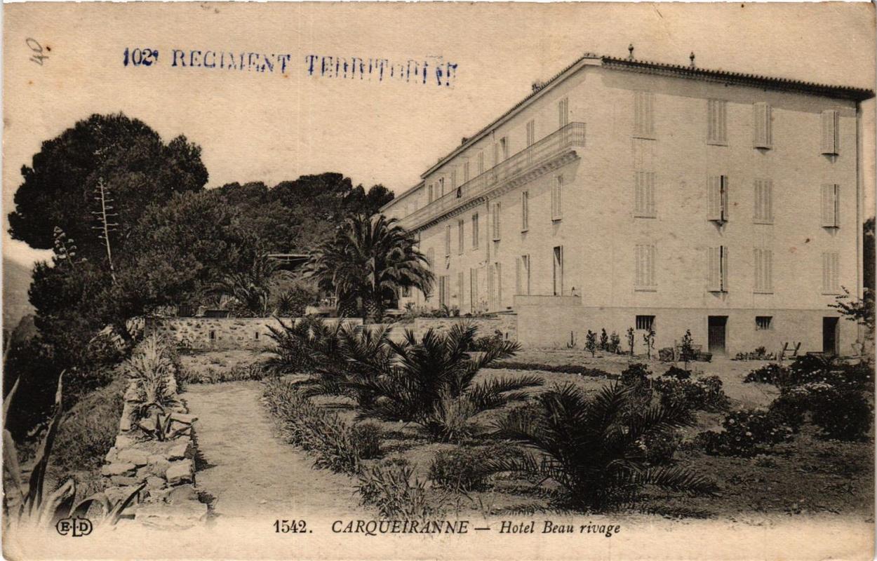 CPA CARQUEIRANNE Hotel Beau Rivage (614052)