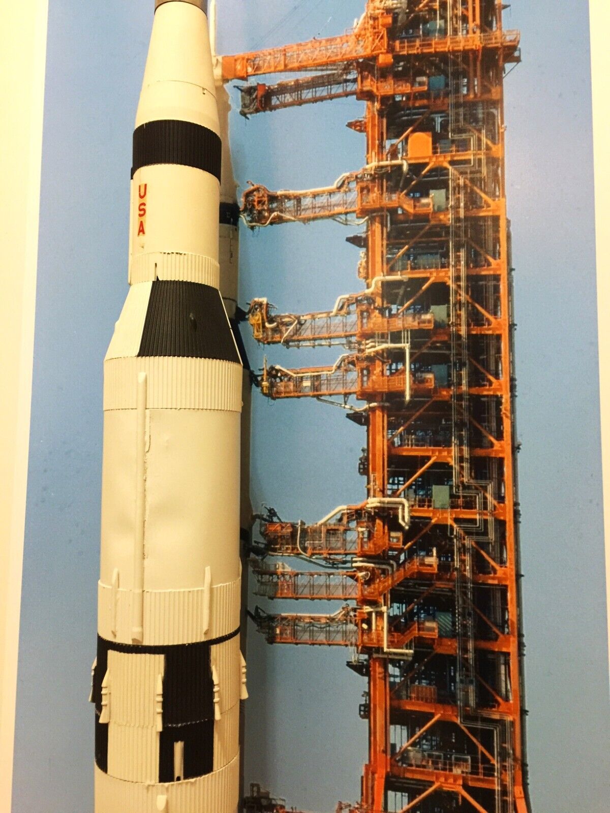APOLLO 11 17 Star saturn v launch tower  Trek Computer  model space prop NEW