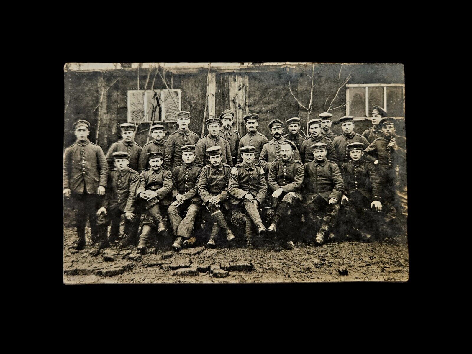 RPPC Photograph Postcard Of Imperial German Soldiers Group