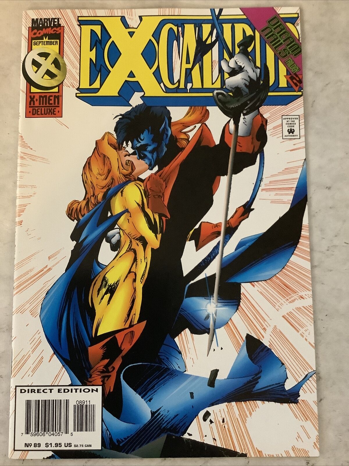 Excalibur #89 (Sept 1995, Marvel) 9.4 NM Warren Ellis