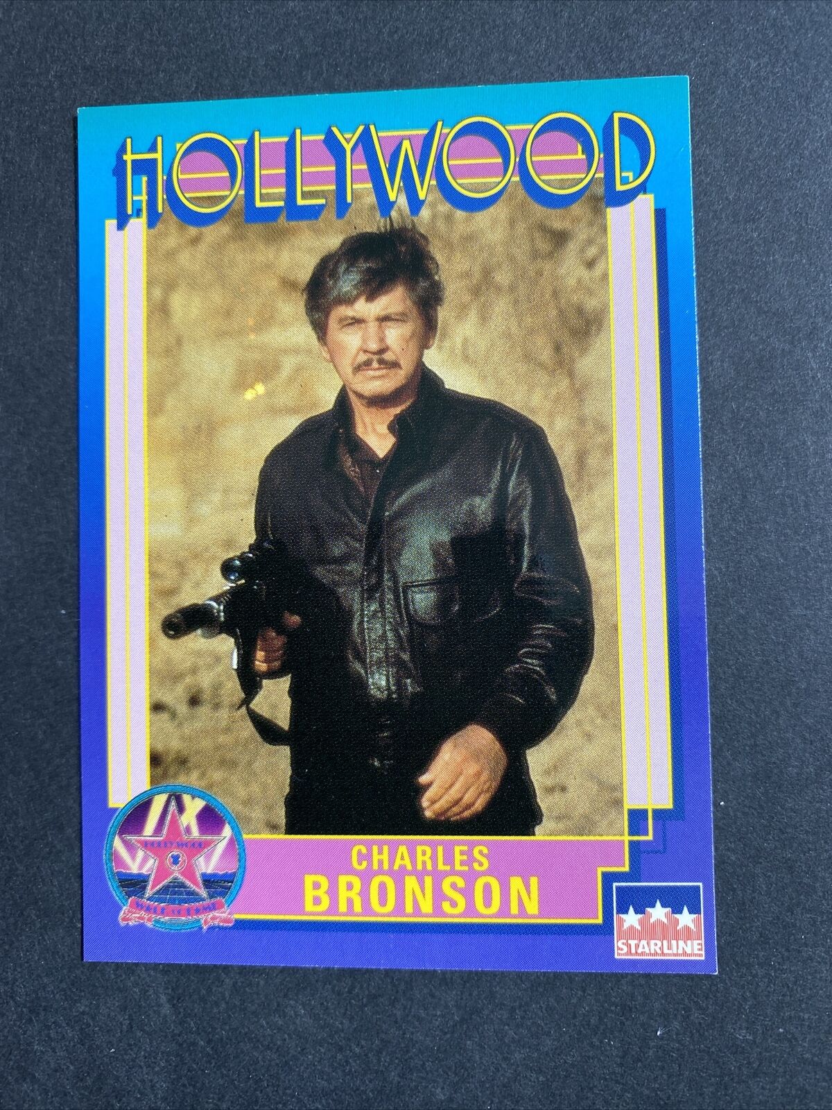 1991 Starline Hollywood Stars Charles Bronson 2nd Series Promo Card  #16