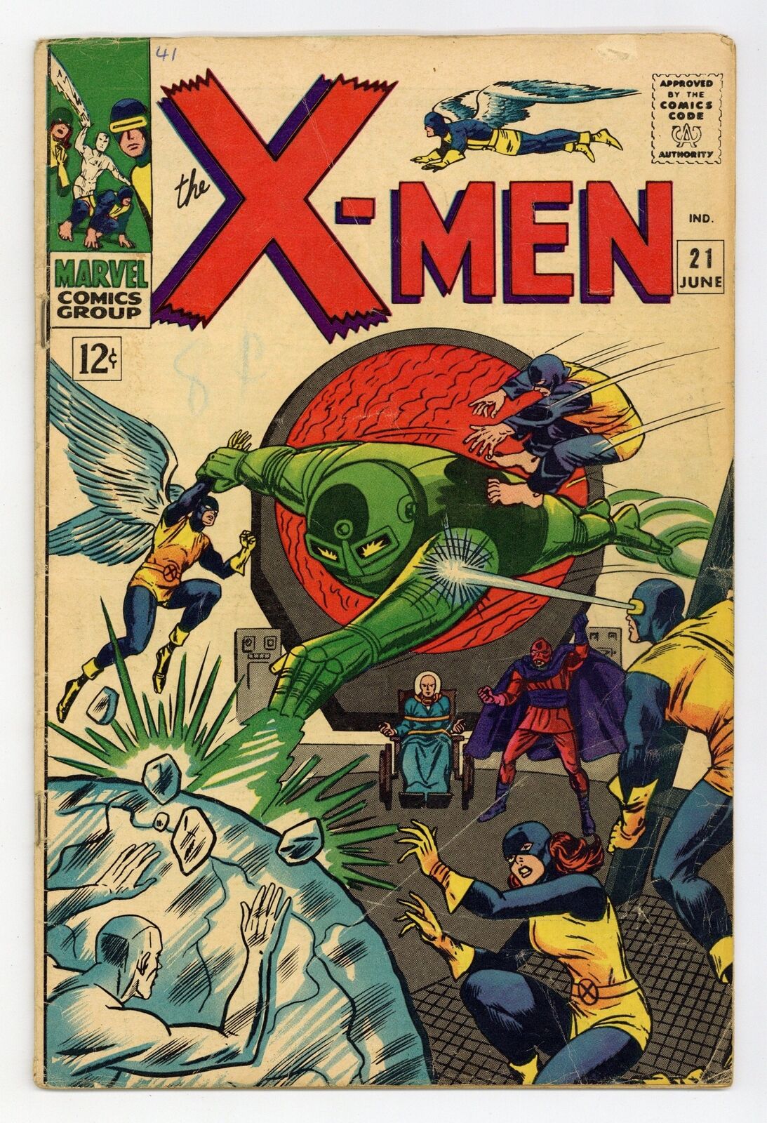 Uncanny X-Men #21 GD 2.0 1966