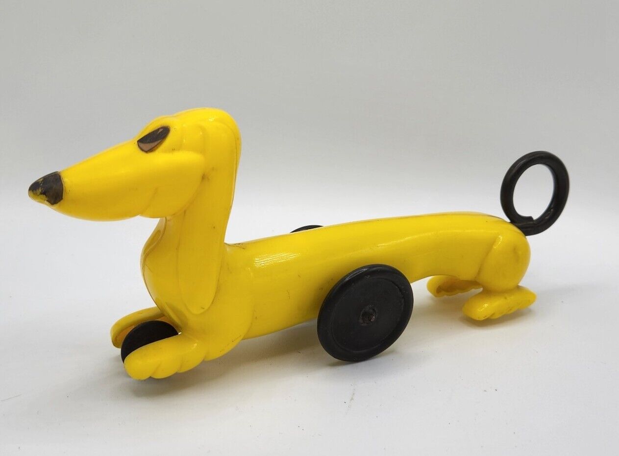 Vintage Doodles the Dachshund with Magic Tail Louis Marx Toy