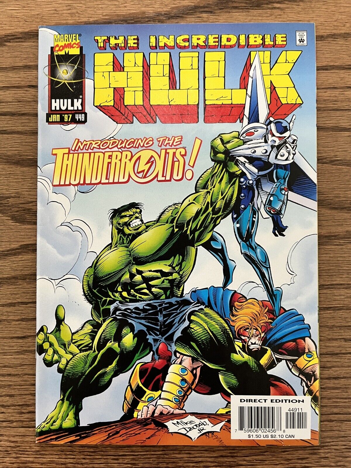 INCREDIBLE HULK #449 1ST APPEARANCE Of THE THUNDERBOLTS 1997 Marvel