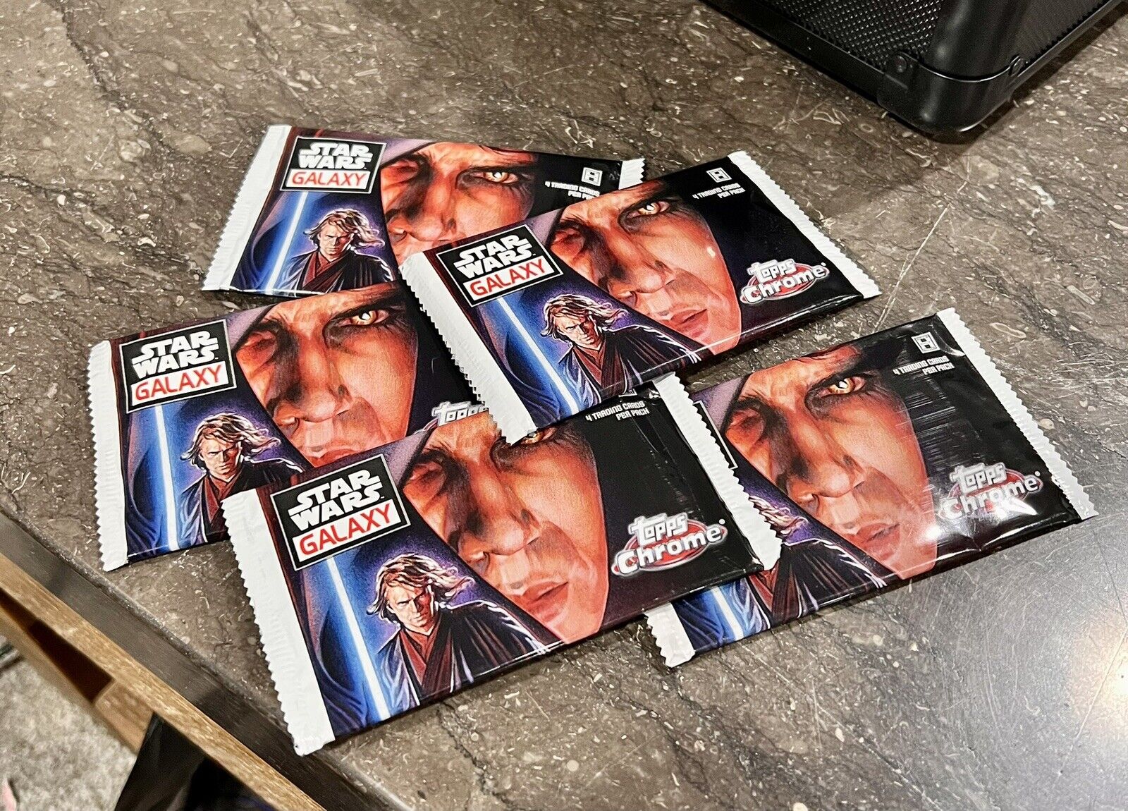 2021 Star Wars Chrome Galaxy Pack Trading Cards