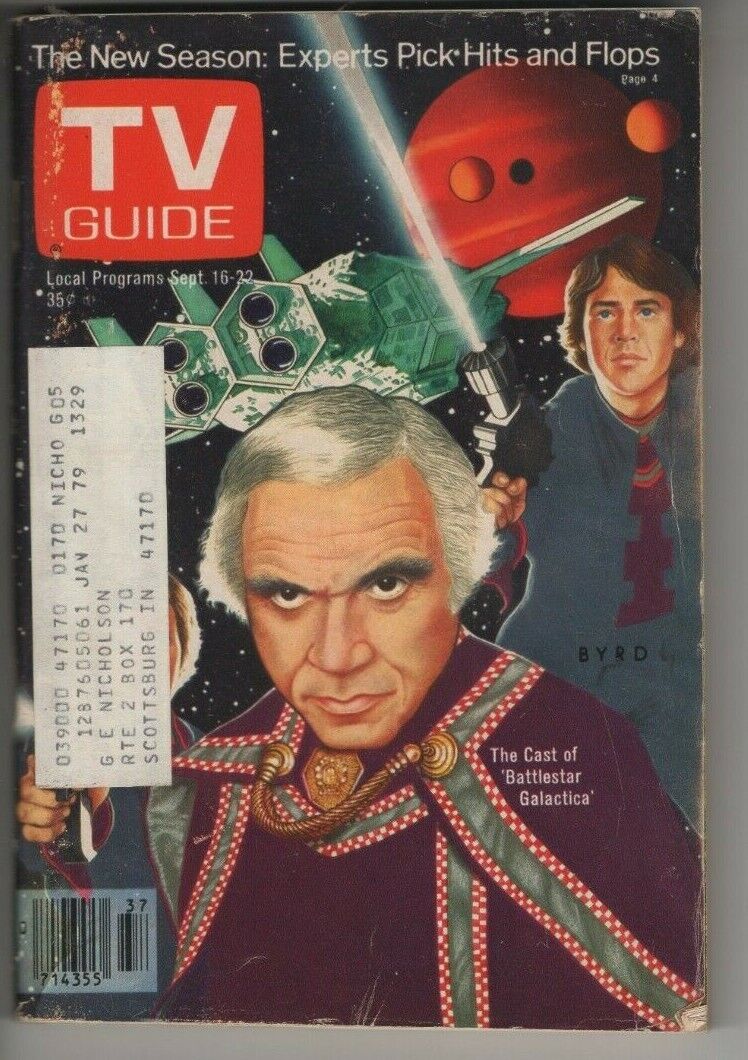 Sep-1978 TV Guide Mag(BATTLESTAR GALACTICA/LORNE GREENE/ZUBIN MEHTA//WALT DISNEY