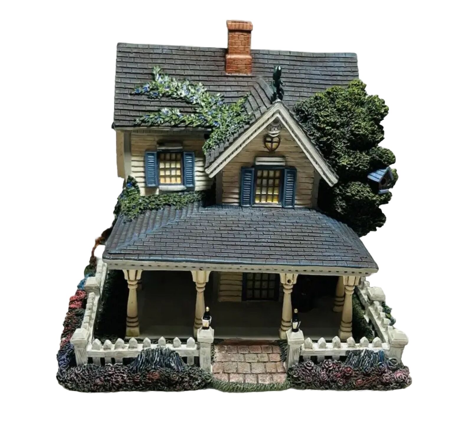 Thomas Kinkade Home is Where Heart is Home Spring Collection Hawthorne Village