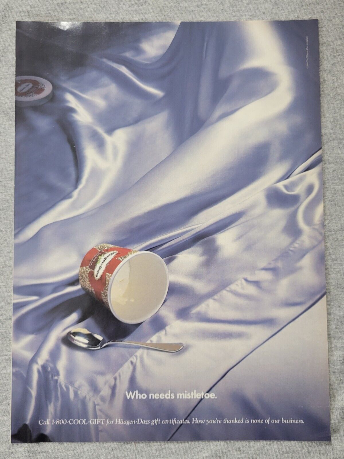 1999 Magazine Advertisement Page Häagen-Dazs Vanilla Ice Cream Vintage Print Ad