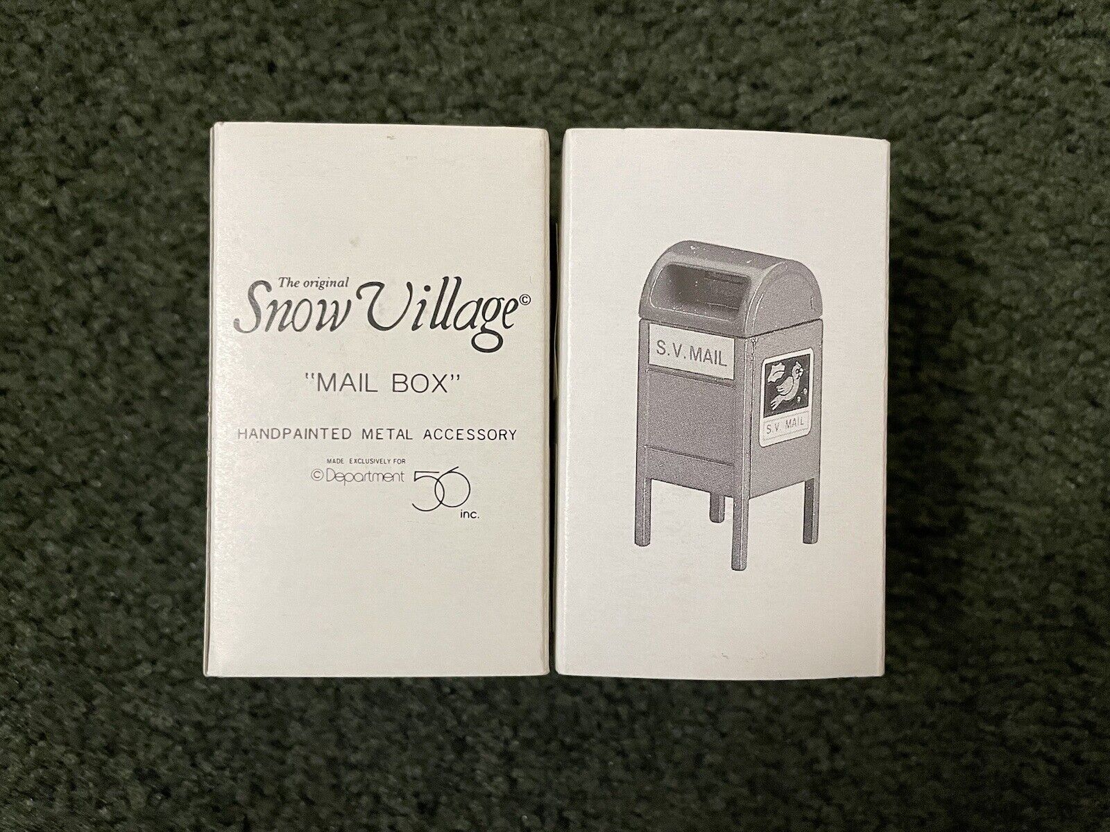 Department 56  Snow Village Mailbox 5198-5