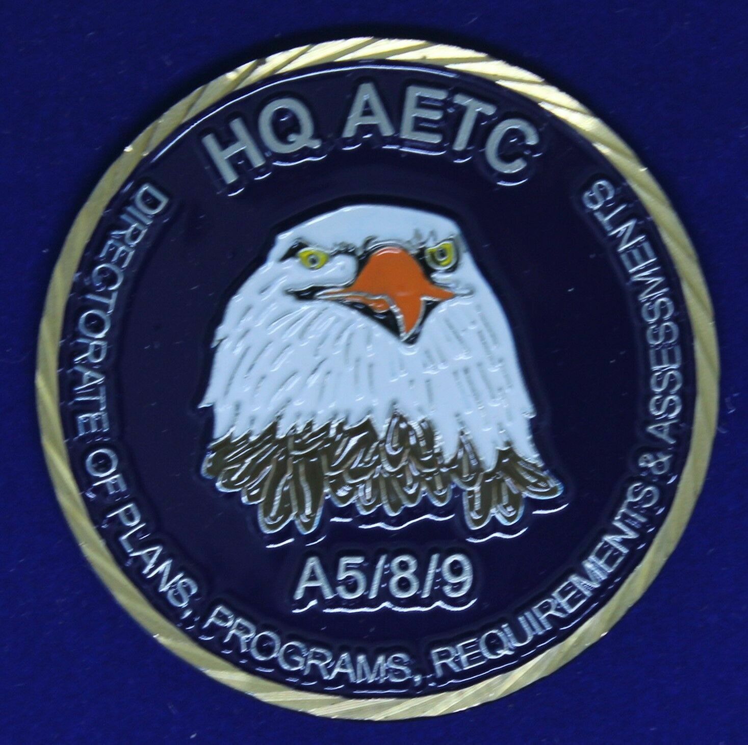 USAF HQ AETC Air Education & Training Command Director Challenge Coin M-12