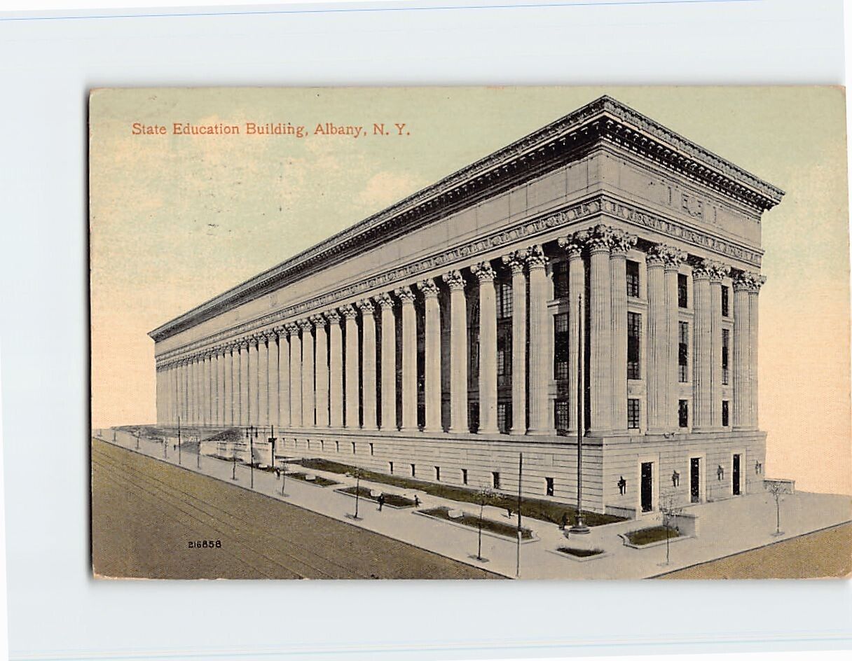 Postcard State Education Building, Albany, New York