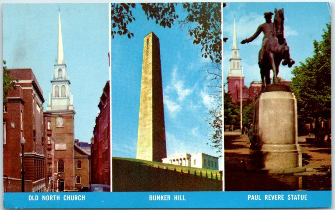 Postcard - Historic Boston, Massachusetts