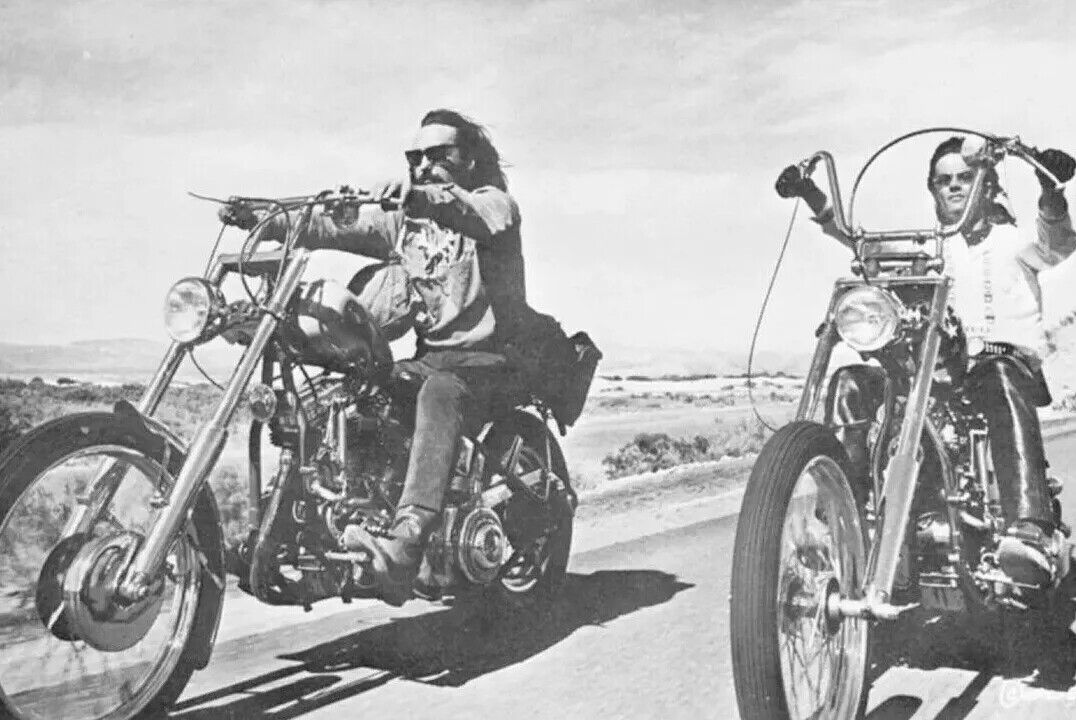 Actors Dennis Hopper & Peter Fonda Movie Easy Rider Picture Photo Print 8\