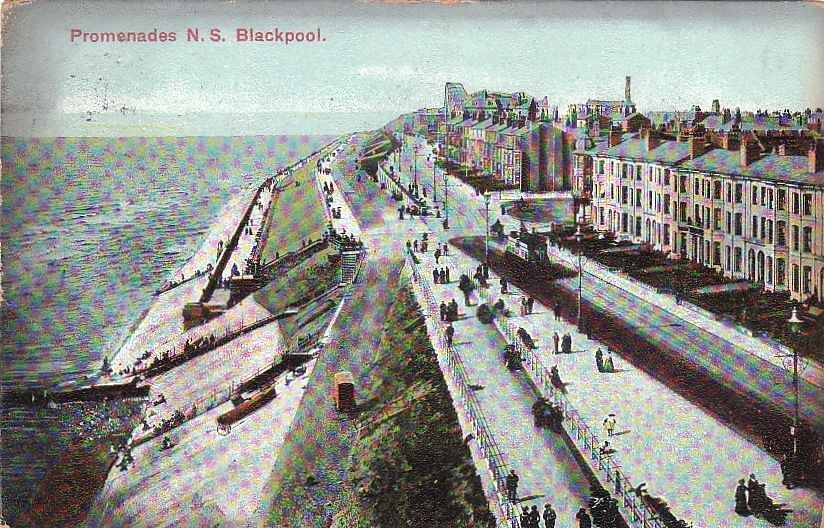 Postcard Promenadees NS Blackpool UK