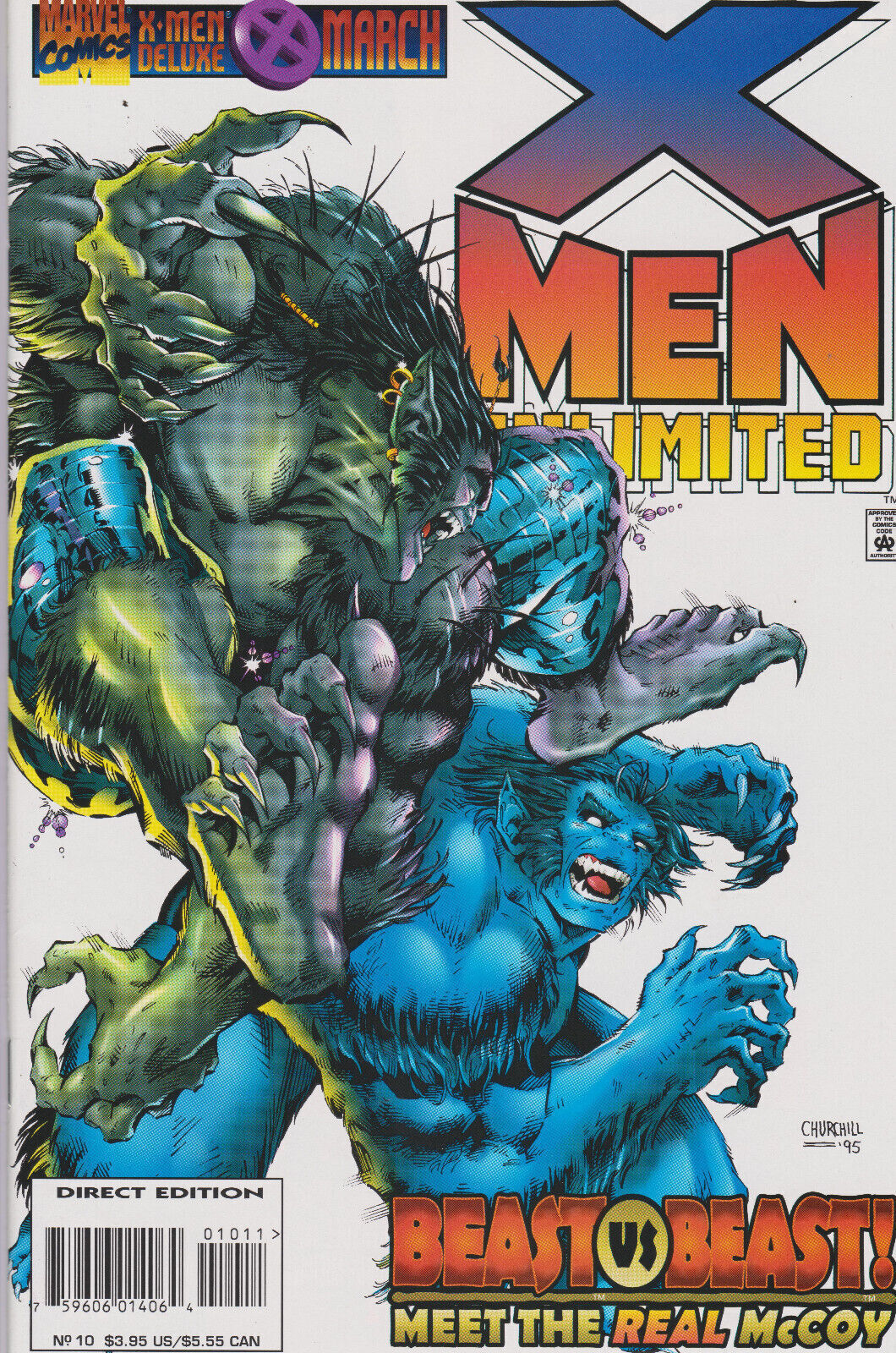 X-Men Unlimited #10 Vol. 1 (1993-2003) Marvel Comics, High Grade