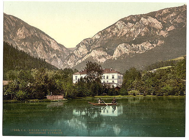 Photo:Reichenau,Spring House,Lower Austria,Austro-Hungary,1890s