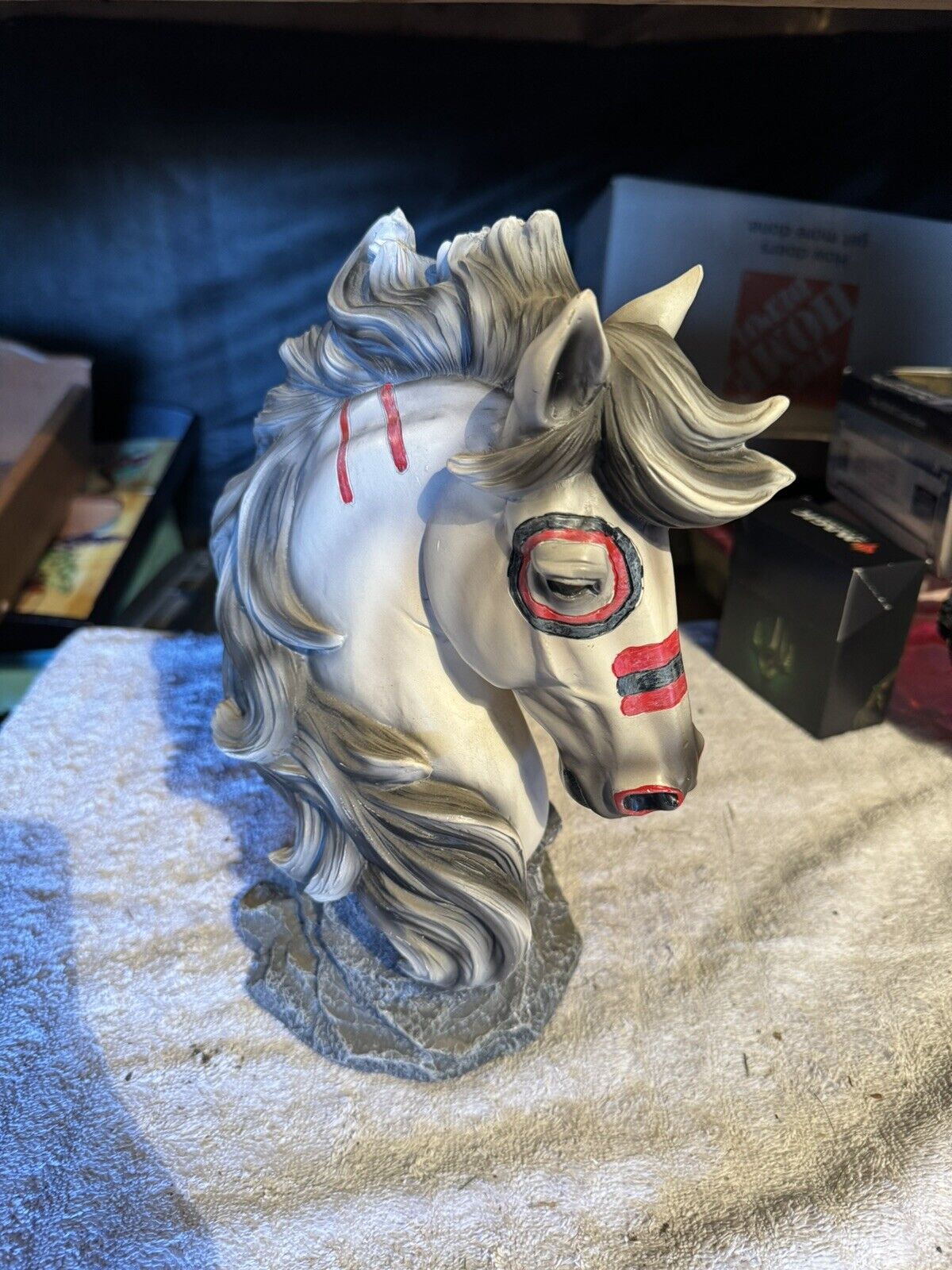 DWK  horse head sculpture