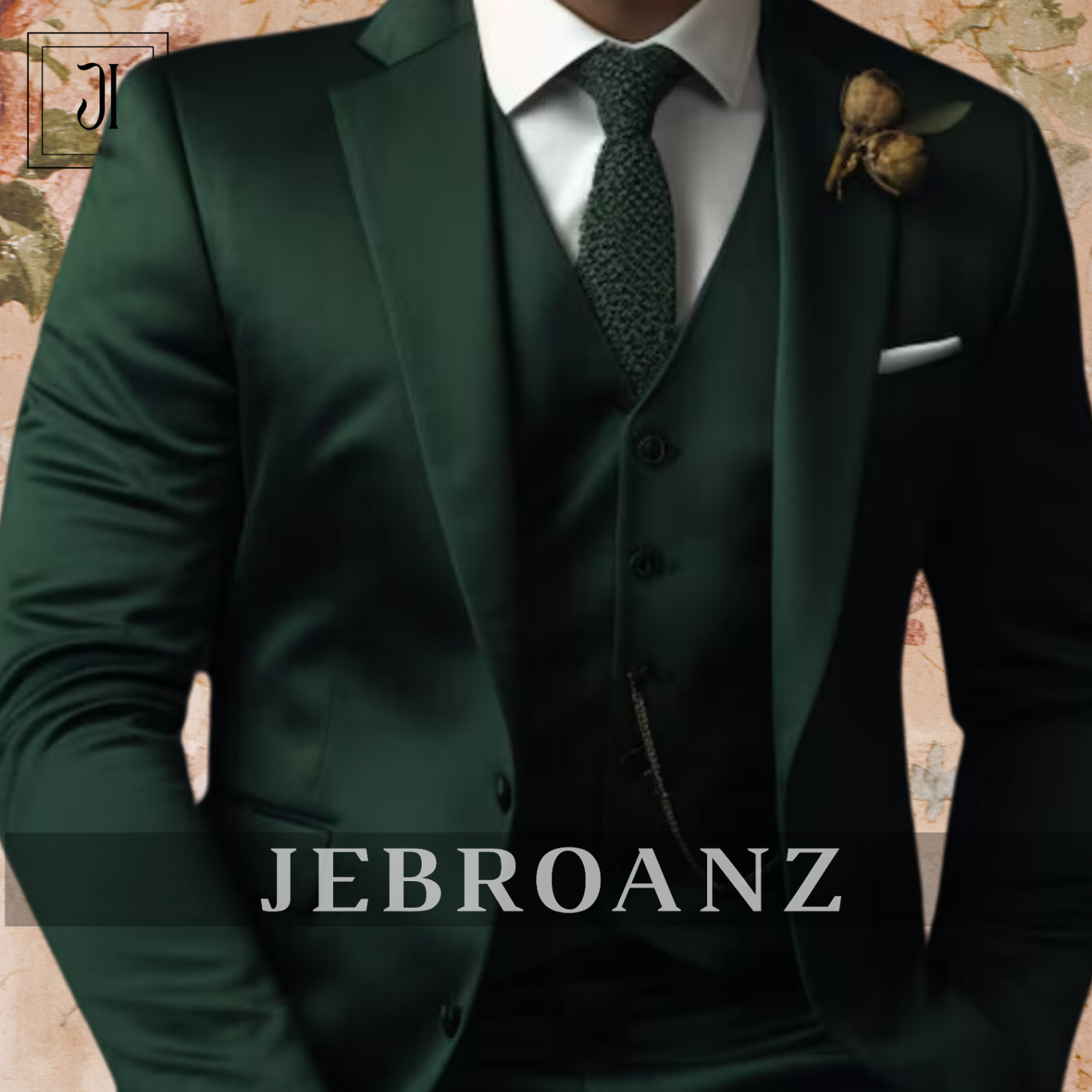 New Classic Dark Green Suit-Suits For men , Men Suit 3 piece, Groom Wedding Suit