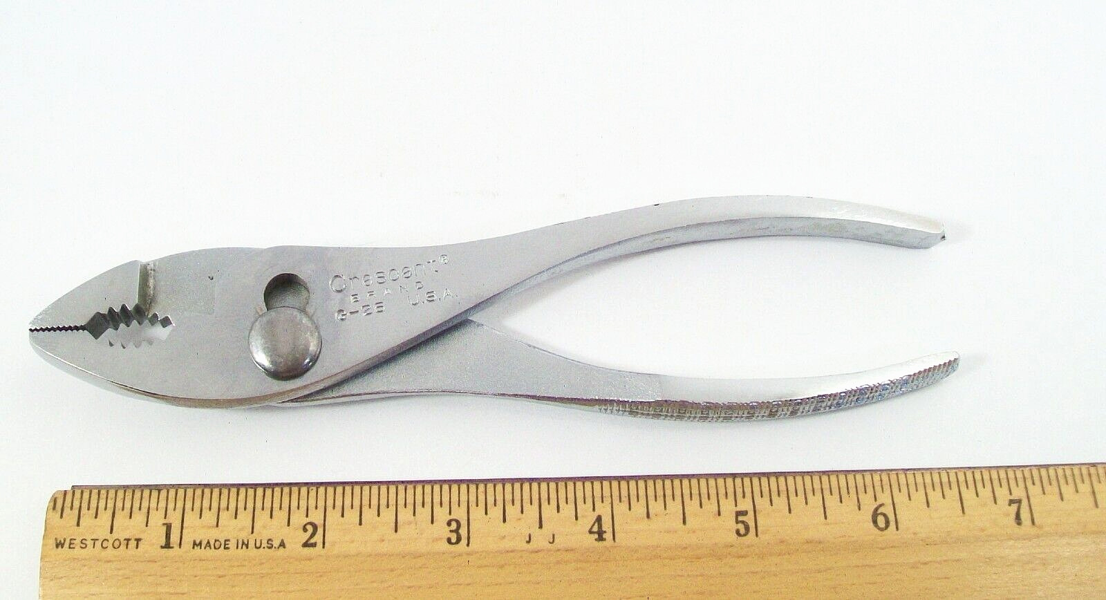 CRESCENT BRAND 6-1/2” MODEL G-26 SLIP JOINT PLIERS MADE IN THE USA
