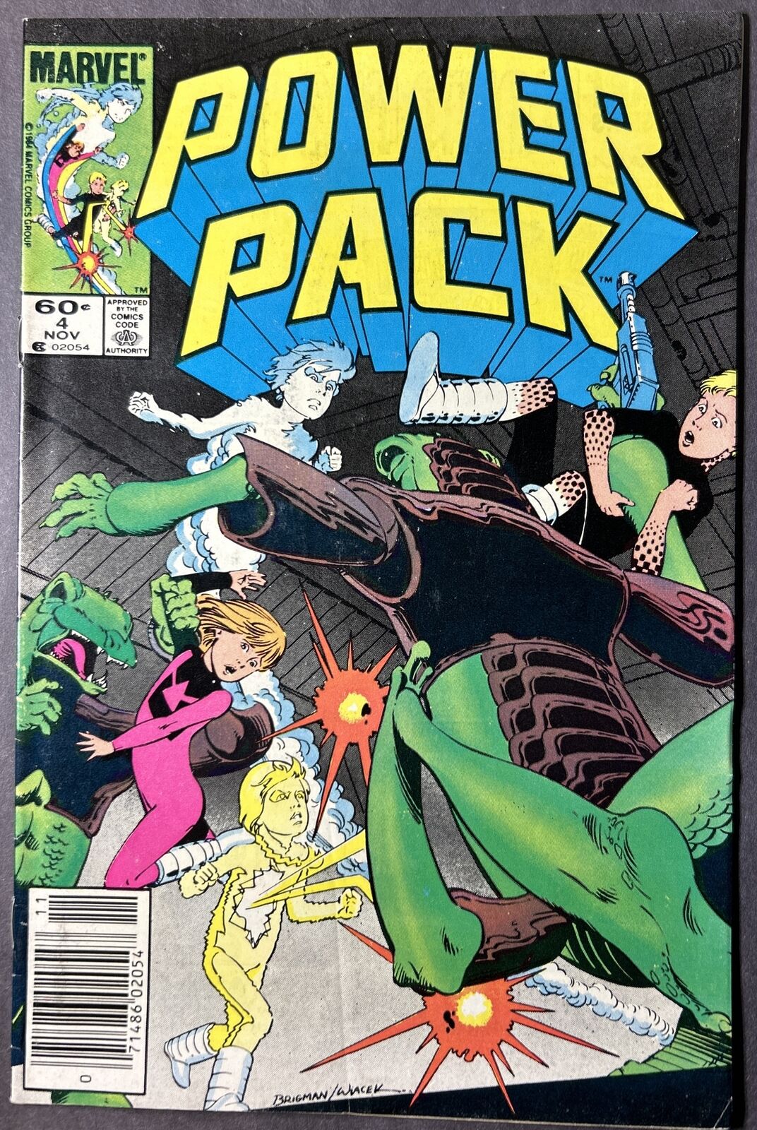 Power Pack #4 Marvel Comics (1984)