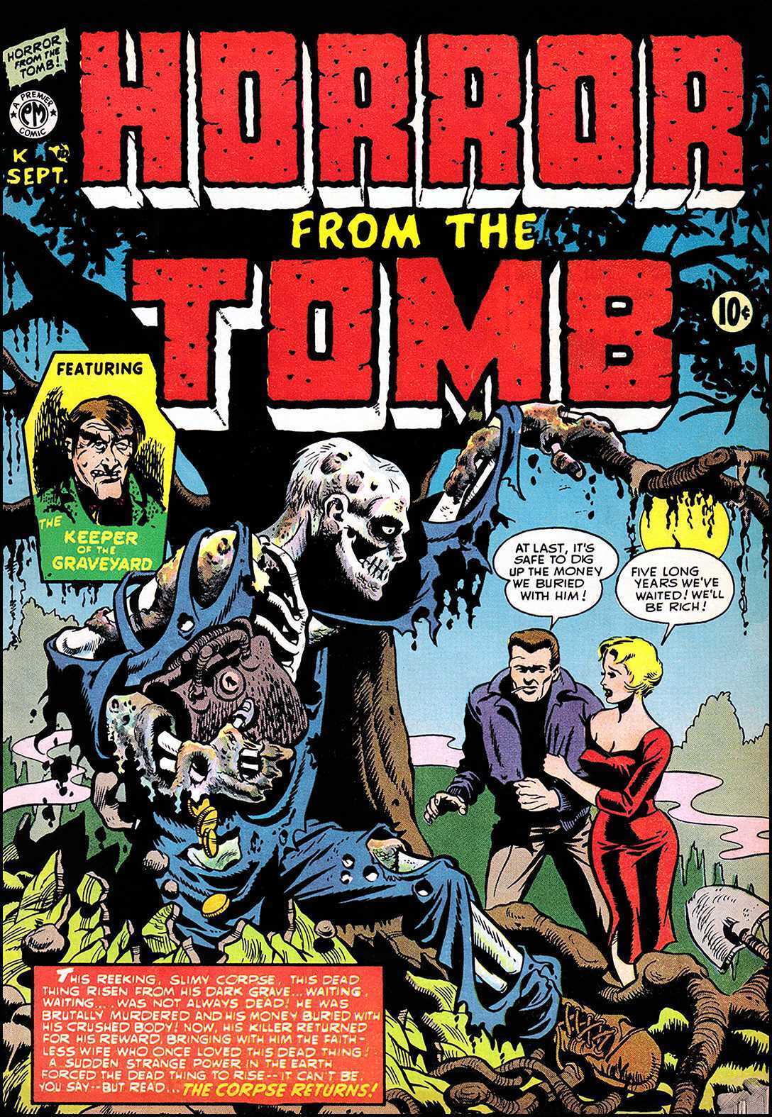 Horror From the Tomb #1 REPLICA Comic Book REPRINT (1954)