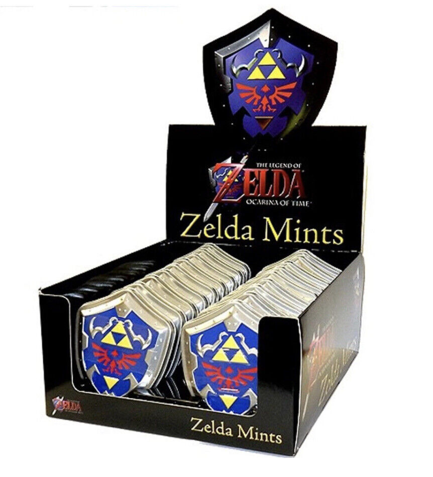 NEW Nintendo Legend of Zelda Ocarina Time Shield Mints 0.7 Ounce 18 Count Candy