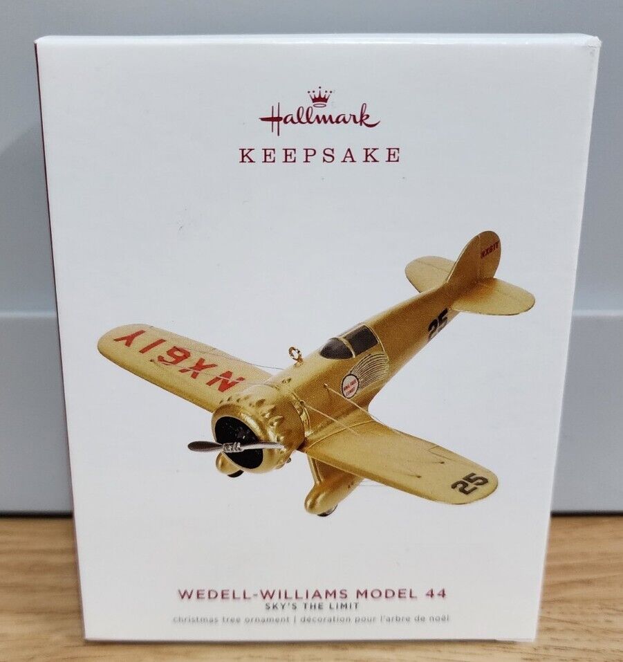 Hallmark Ornament Wedell-Williams Model 44 Sky's the Limit Series 23rd #23 2019