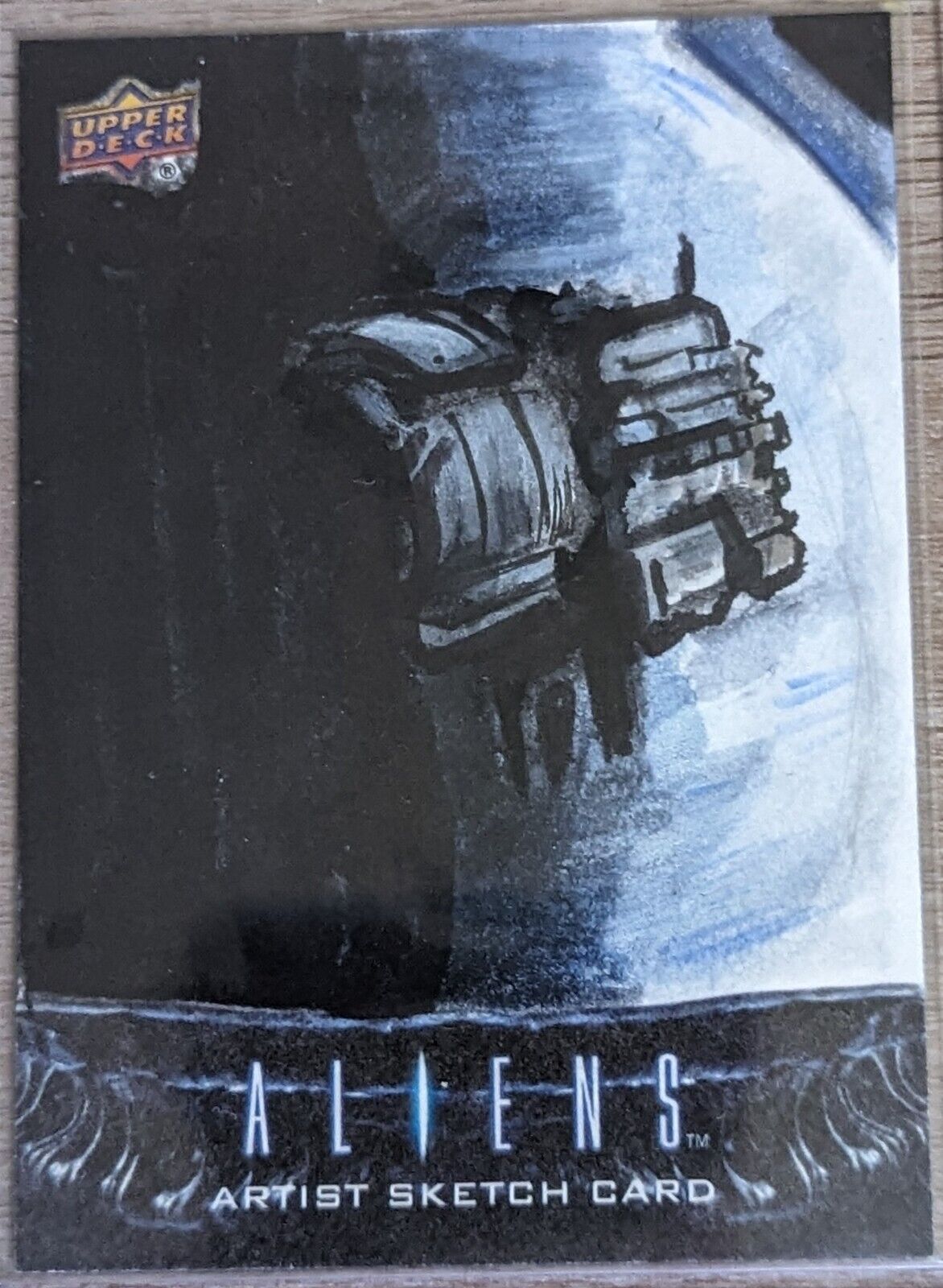 2018 Upper Deck Aliens Movie Sketch Card The Sulaco By Carolyn Craggs 1/1