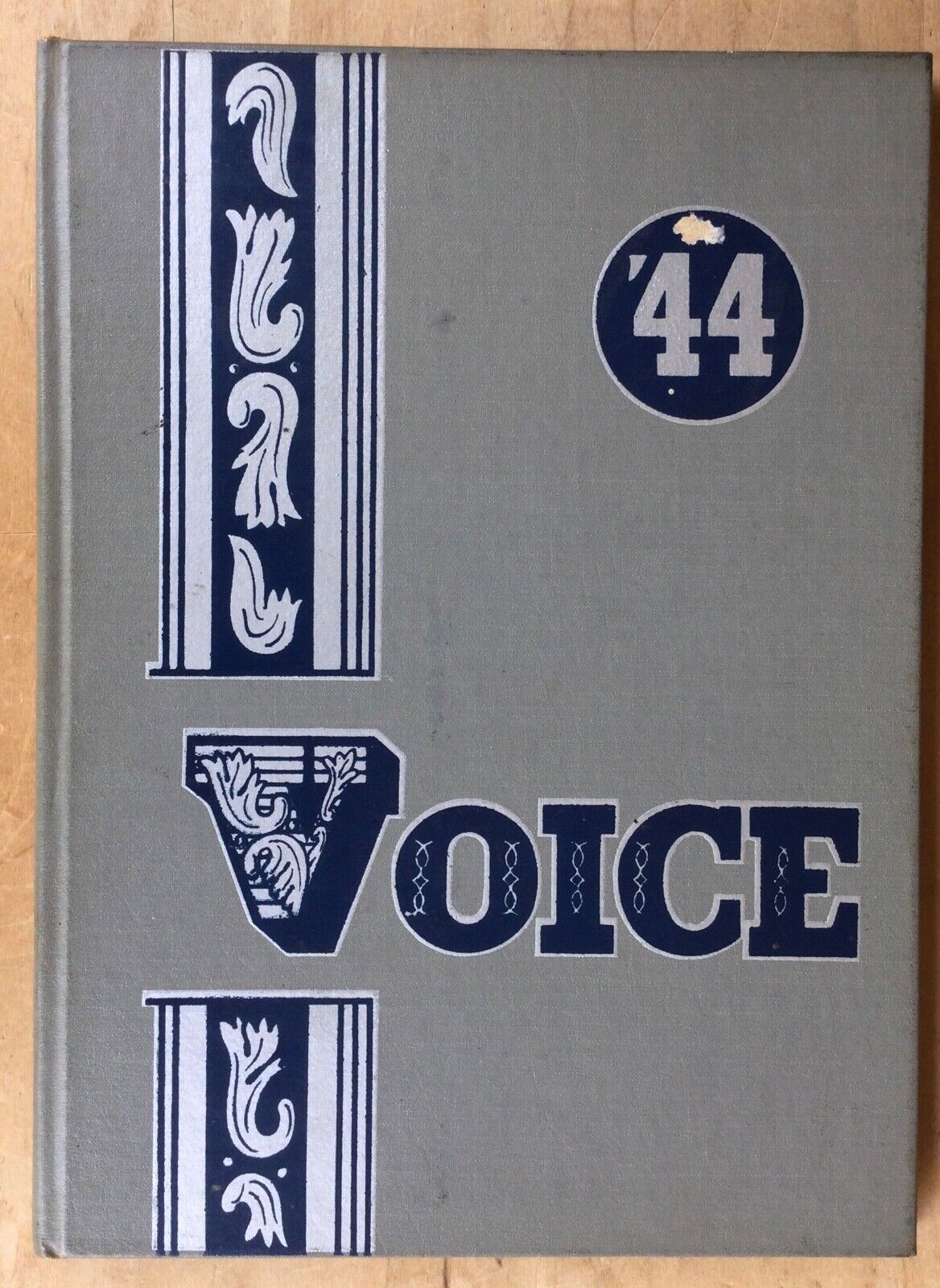 1944 Bassick High School Yearbook The Voice Bridgeport CT owned by Fairfax Mason