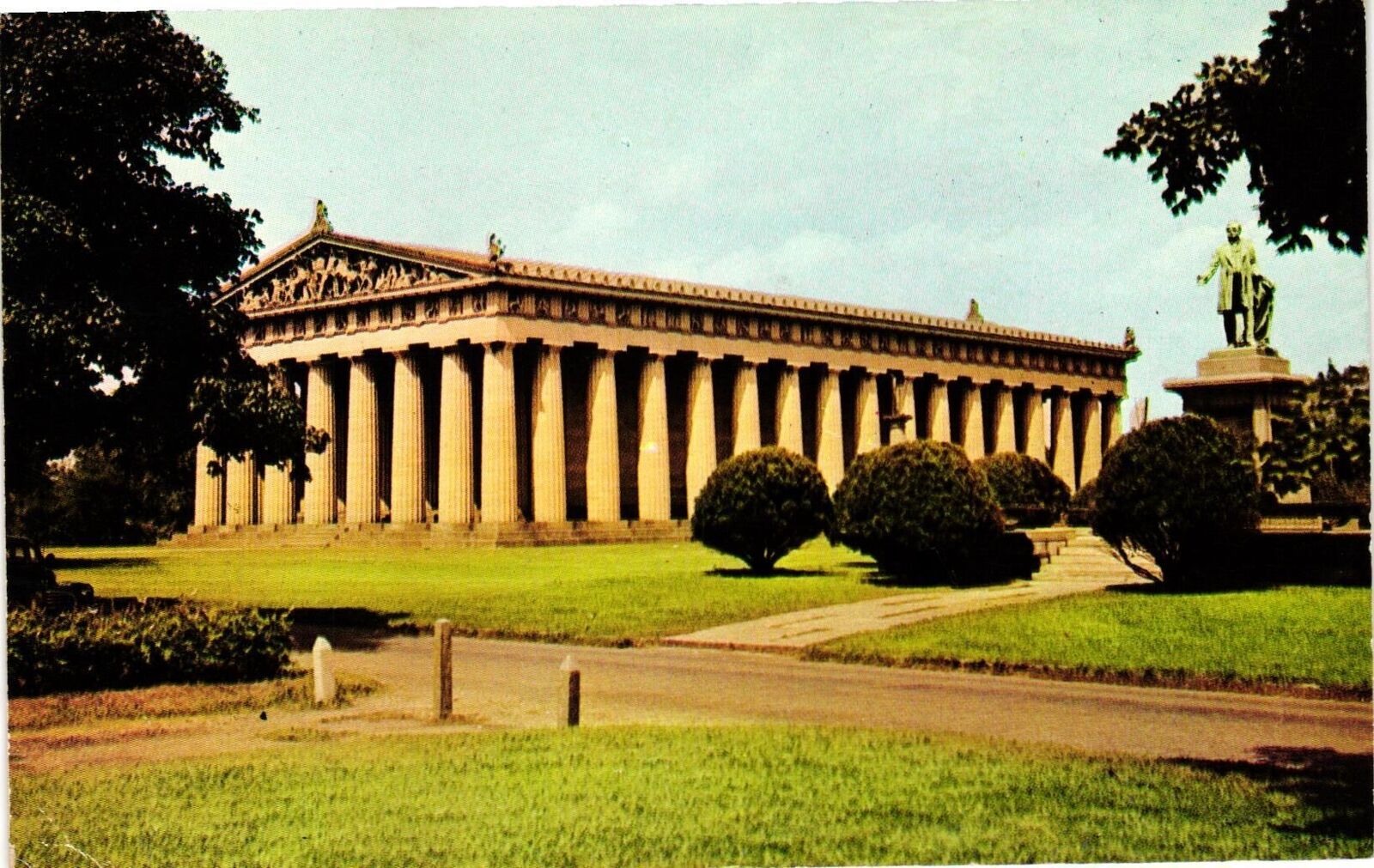 Vintage Postcard- The Parthenon - Centennial Park, Nashville TN 1960s