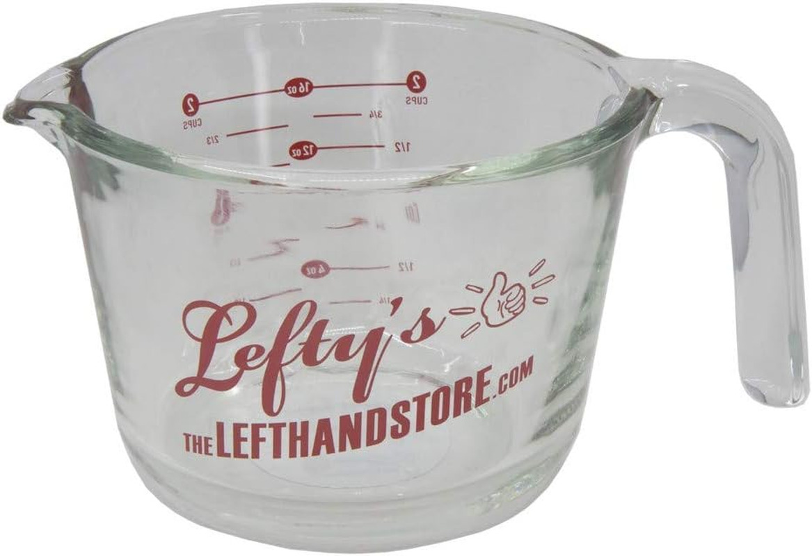 Lefty\'S Left-Handed 2-Cup Glass Measuring Cup