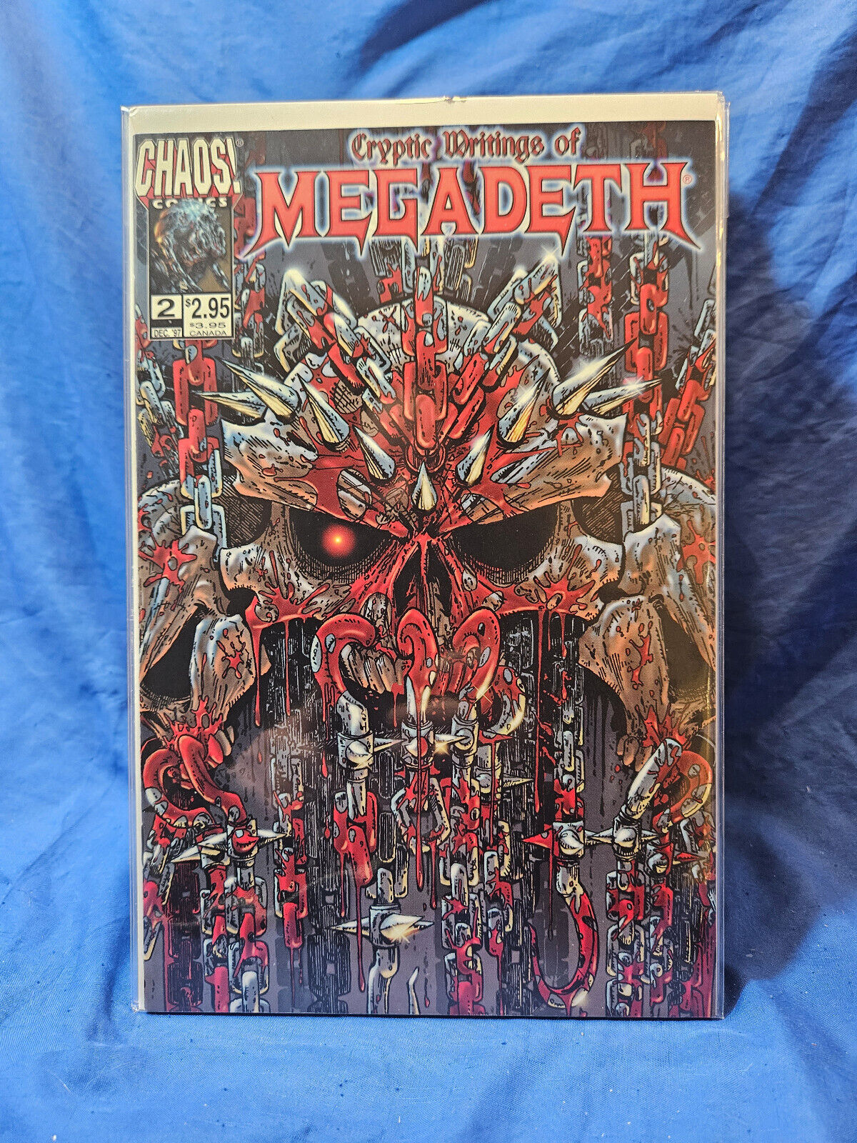 CRYPTIC WRITINGS OF MEGADETH #2 Chaos 1997 Dave Mustaine Brian Pulido VF+