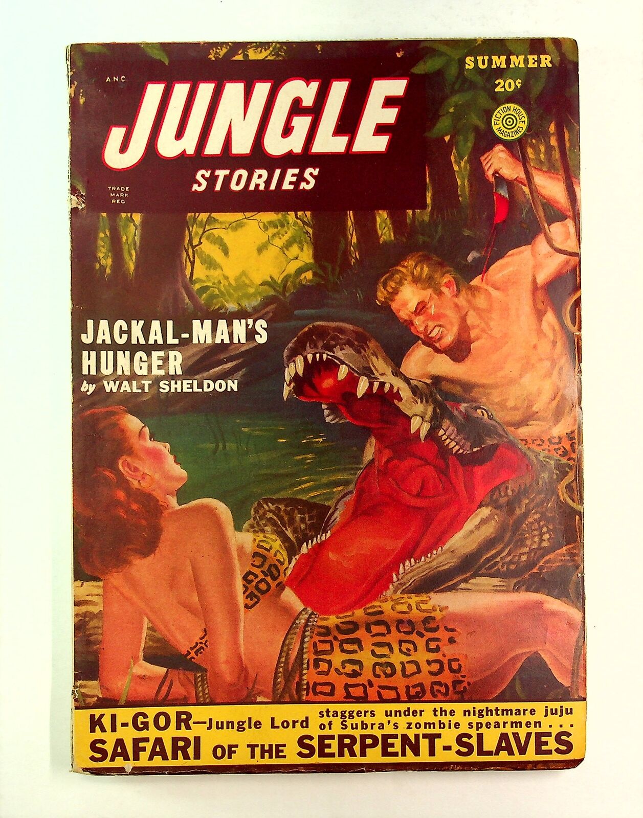 Jungle Stories Pulp 2nd Series Jun 1949 Vol. 4 #7 FN- 5.5