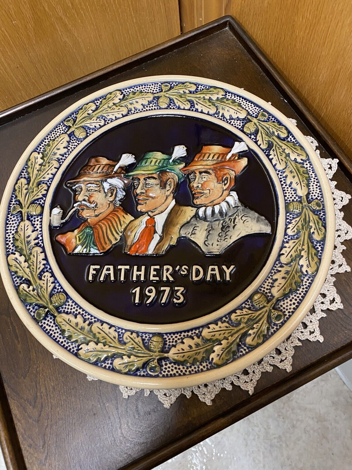  The German Father\'s Day Plate ~ 1973 ~ Father\'s Day Limited Edition - Vintage