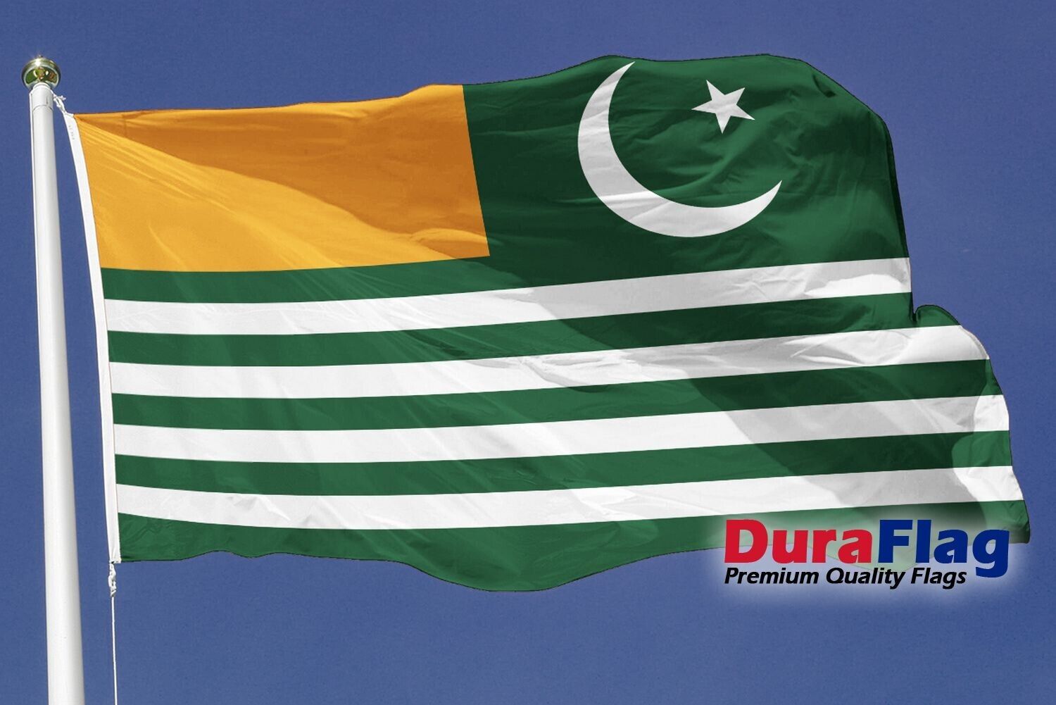 Kashmir Duraflag Premium Quality (20x12inch) Flag