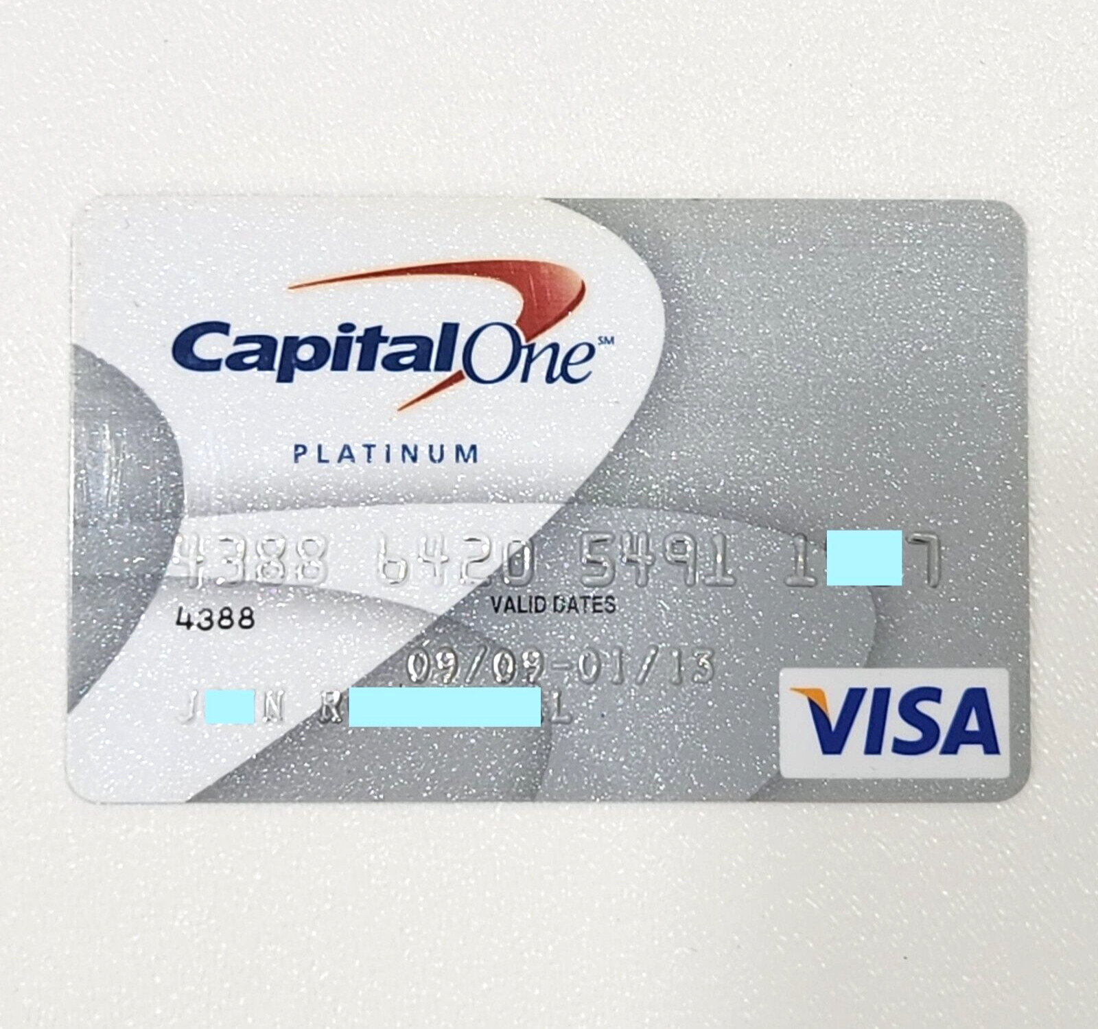Collectible Expired Credit Card Bank Capital One Platinum