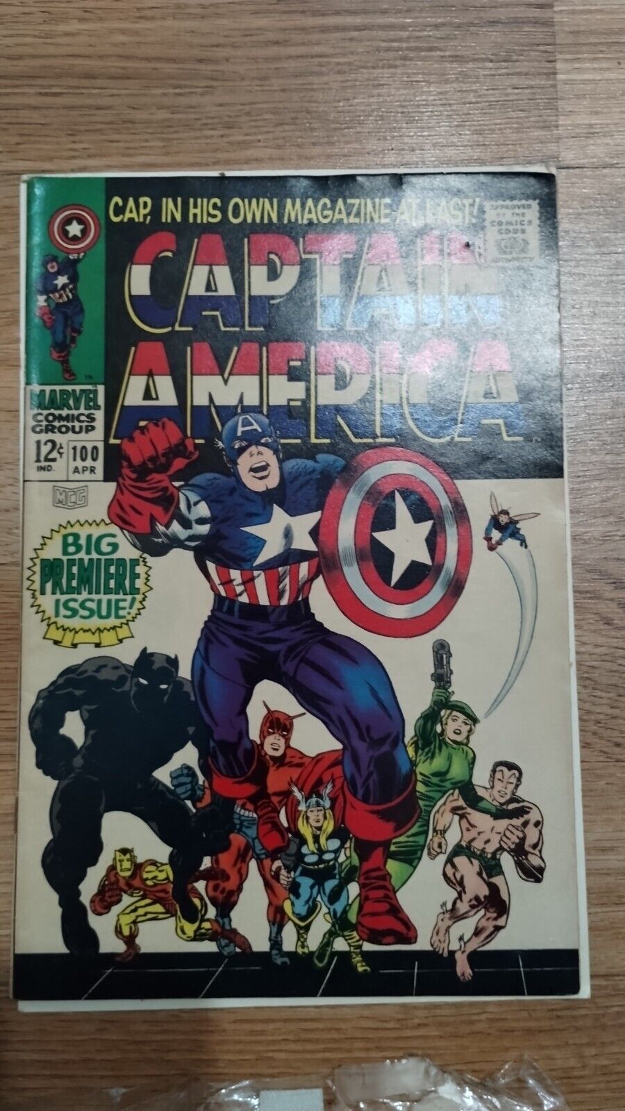 Captain America #100 (Marvel Comics April 1968)