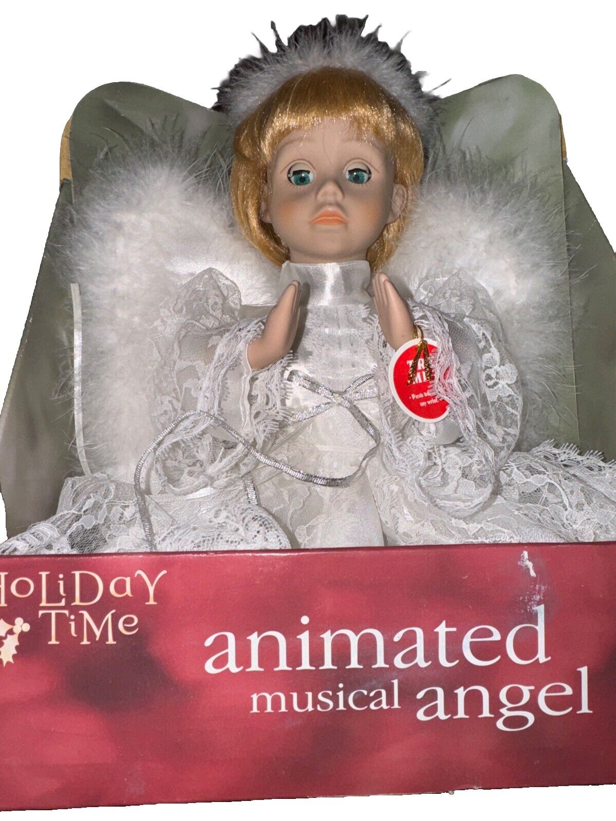Vintage 2002 Holiday Time The Little Christmas Angel Animated and Musical