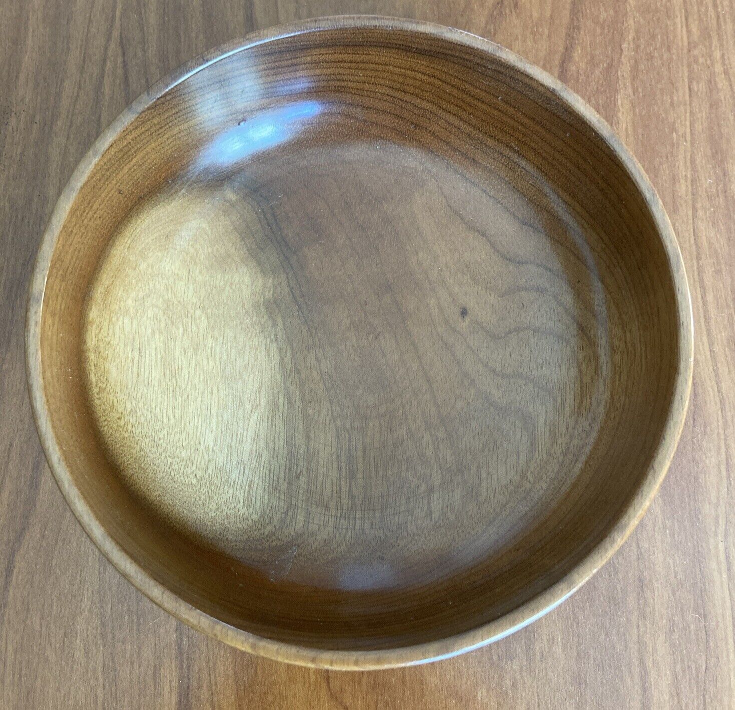 Myrtlewood Lathe Turned Wood  Bowl 6” Diameter 2” H Made in Coos Bay Oregon