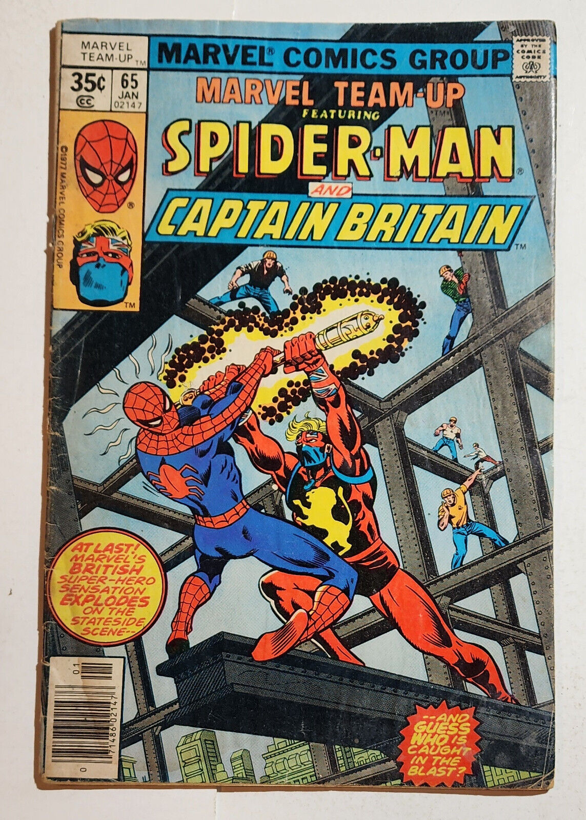 MARVEL TEAM-UP #65  Spider-Man, 1st US Appearance of CAPTAIN BRITAIN