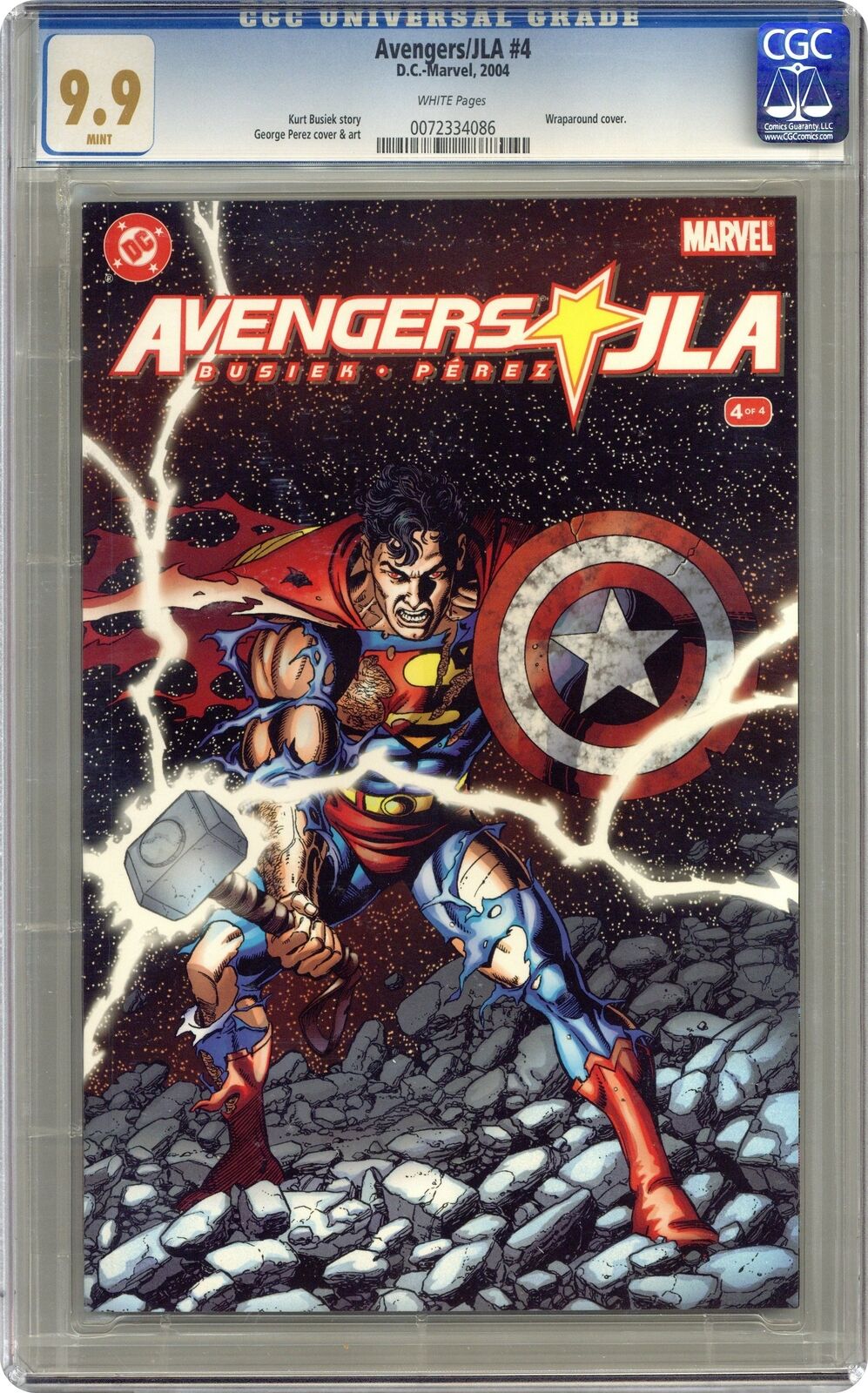 JLA Avengers #4 CGC 9.9 2004 0072334086