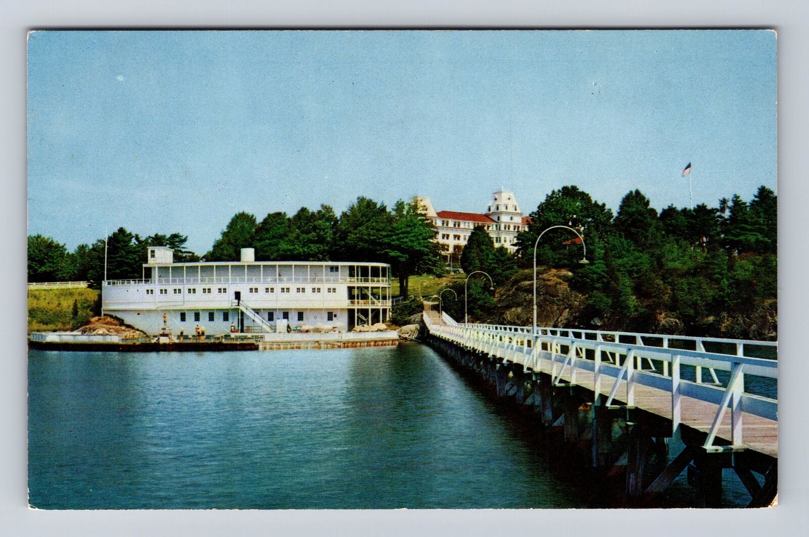 Portsmouth NH-New Hampshire, Wentworth-by-the-Sea, Vintage c1958 Postcard